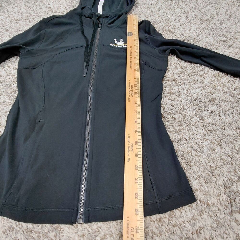 Lululemon Hooded Define Jacket Nulu Womens 8 Black Full Zip Michelin Man Tire - Picture 8 of 8